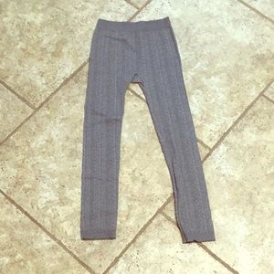 Faded glory grey designed leggings